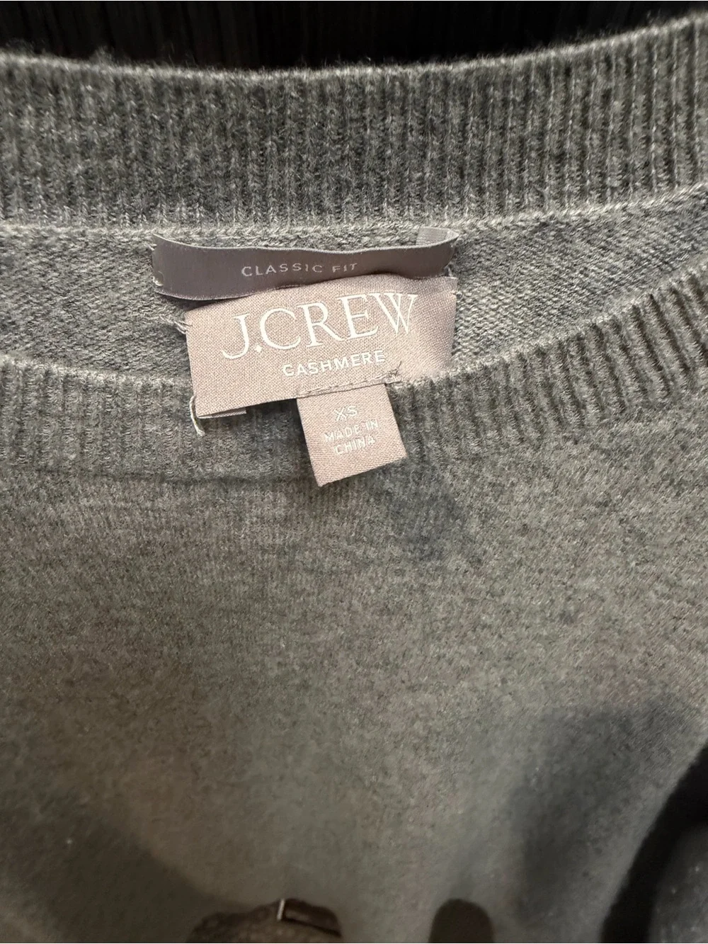 J. Crew Light Gray Crewneck Sweater